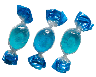 Bonbons durs menthe bleue – Dupont d'Isigny